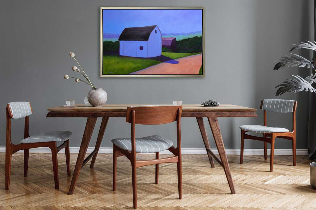 Back Road Barn - Open Edition Canvas Print - Liza Pruitt