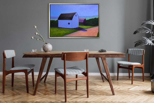 Back Road Barn - Open Edition Canvas Print - Liza Pruitt