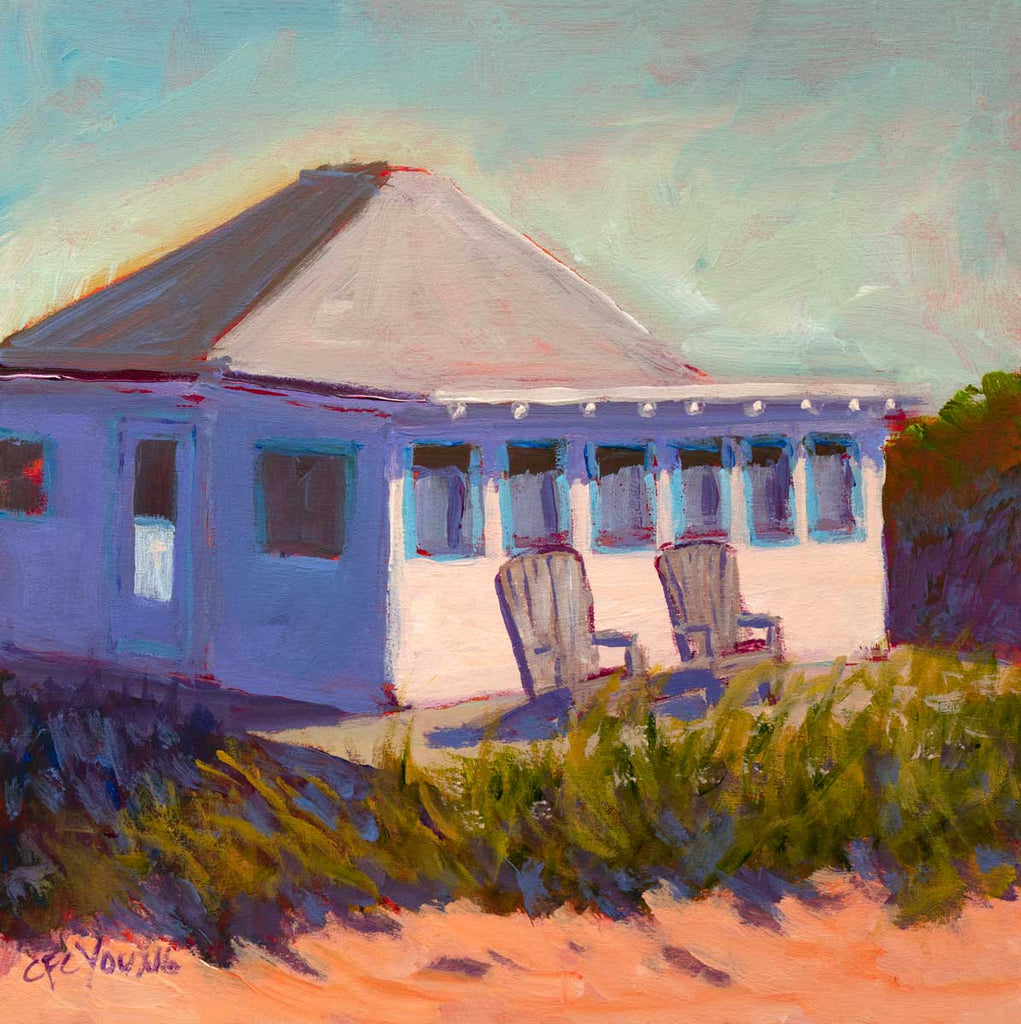 Beachside Bungalow - Open Edition Canvas Print - Liza Pruitt