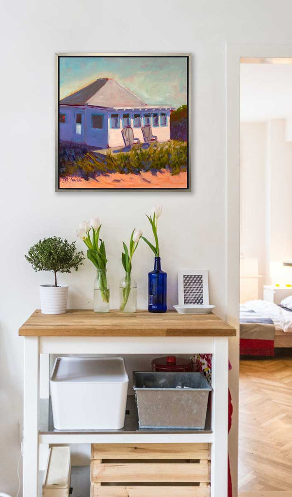 Beachside Bungalow - Open Edition Canvas Print - Liza Pruitt