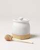 Beehive Honey Pot with Wooden Dipper - Liza Pruitt