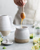 Beehive Honey Pot with Wooden Dipper - Liza Pruitt