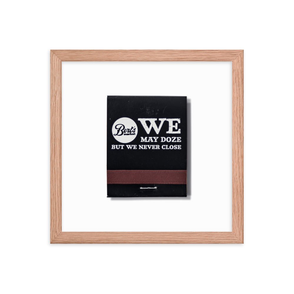 Berts Framed Print - Liza Pruitt