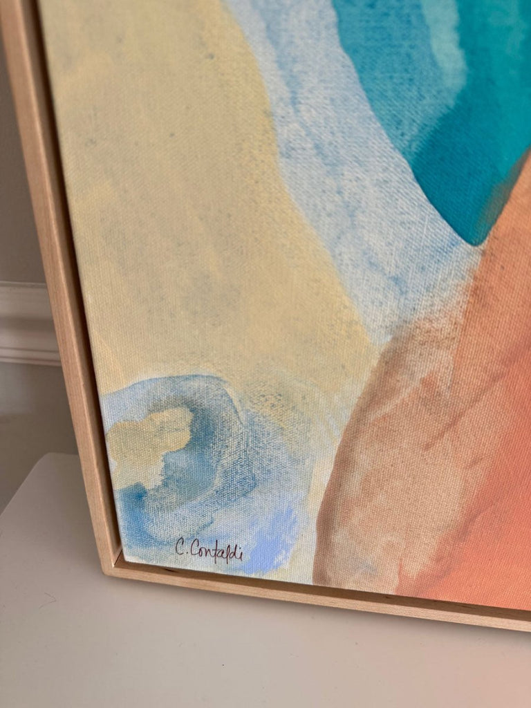 Birth of the Sea | 30" h x 40” w | Framed - Liza Pruitt