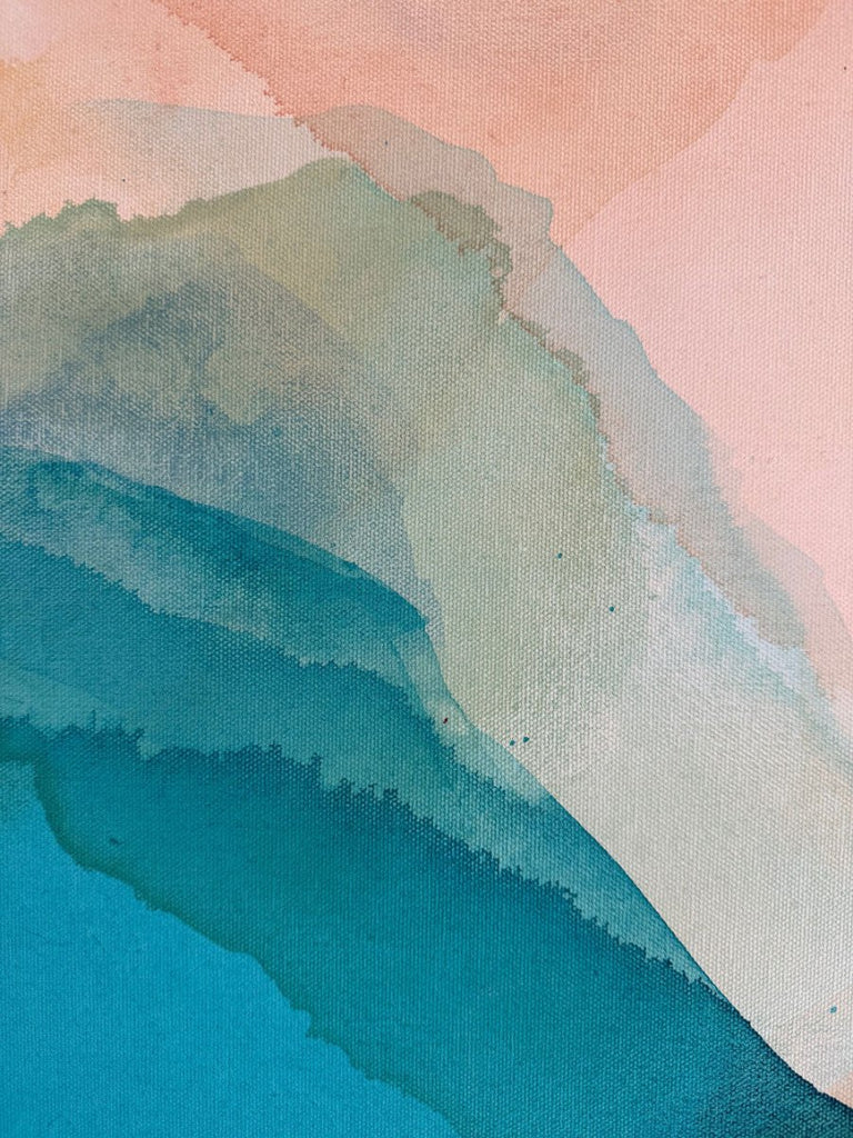 Birth of the Sea | 30" h x 40” w | Framed - Liza Pruitt