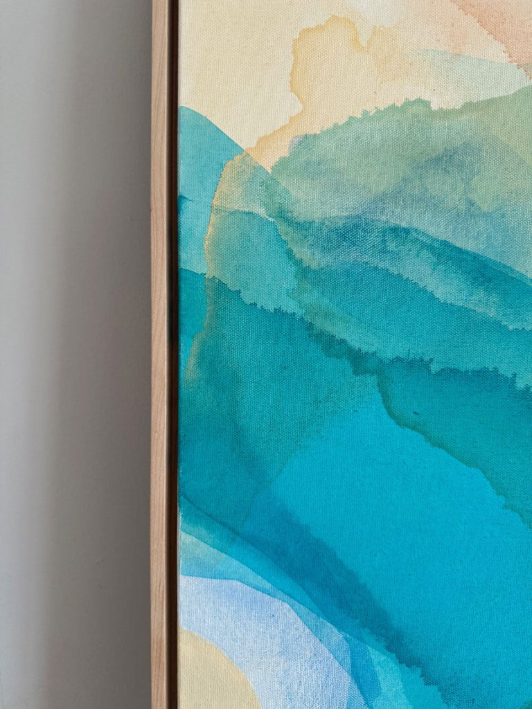 Birth of the Sea | 30" h x 40” w | Framed - Liza Pruitt