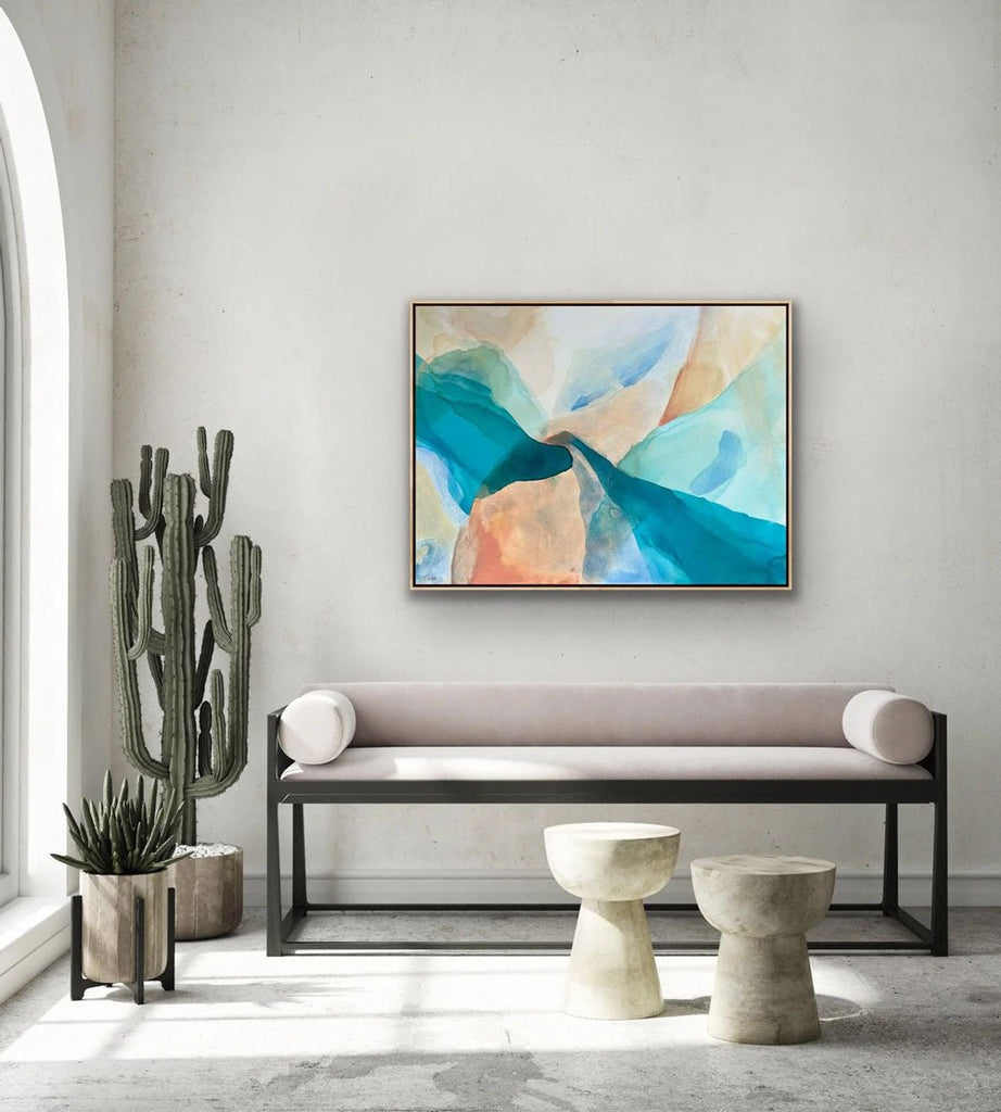 Birth of the Sea | 30" h x 40” w | Framed - Liza Pruitt