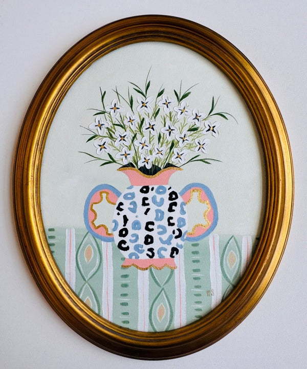 Black & Blue Animal | 13.25" h x 16.25" w | Framed - Liza Pruitt