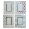 Block Printed Picture Frame - Croix Blue - 5x7 - Liza Pruitt