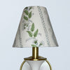 Blue and Green Floral Sconce Shade in Emma Stripe - Liza Pruitt