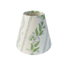 Blue and Green Floral Sconce Shade in Emma Stripe - Liza Pruitt