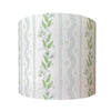Blue and Green Lampshade in Emma Stripe - Liza Pruitt