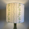 Blue and Green Lampshade in Emma Stripe - Liza Pruitt