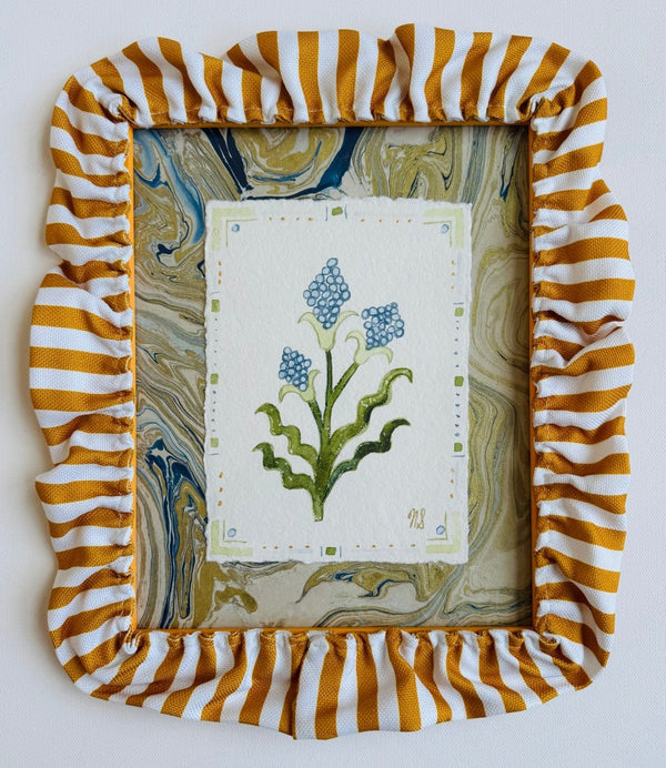 Blue Bells | 12" h x 14" w | Framed - Liza Pruitt