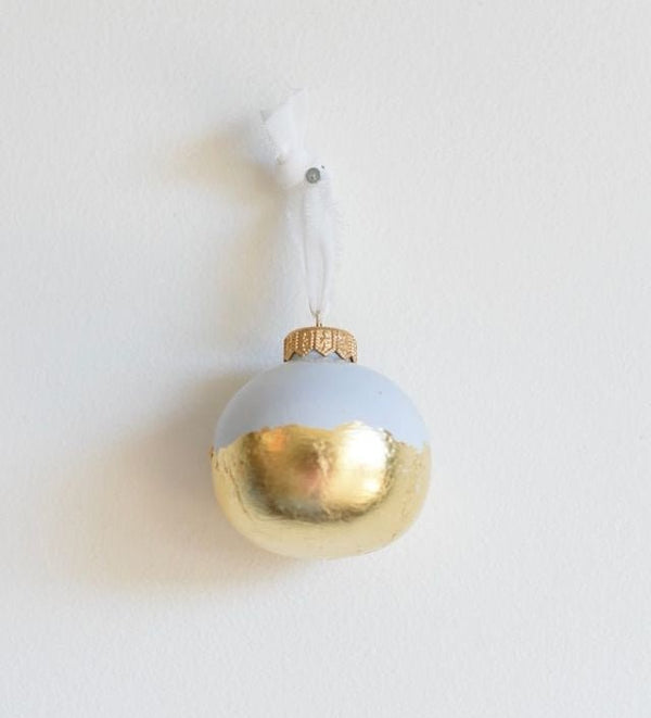 Blue Christmas Round Ornament | 3" h - Liza Pruitt