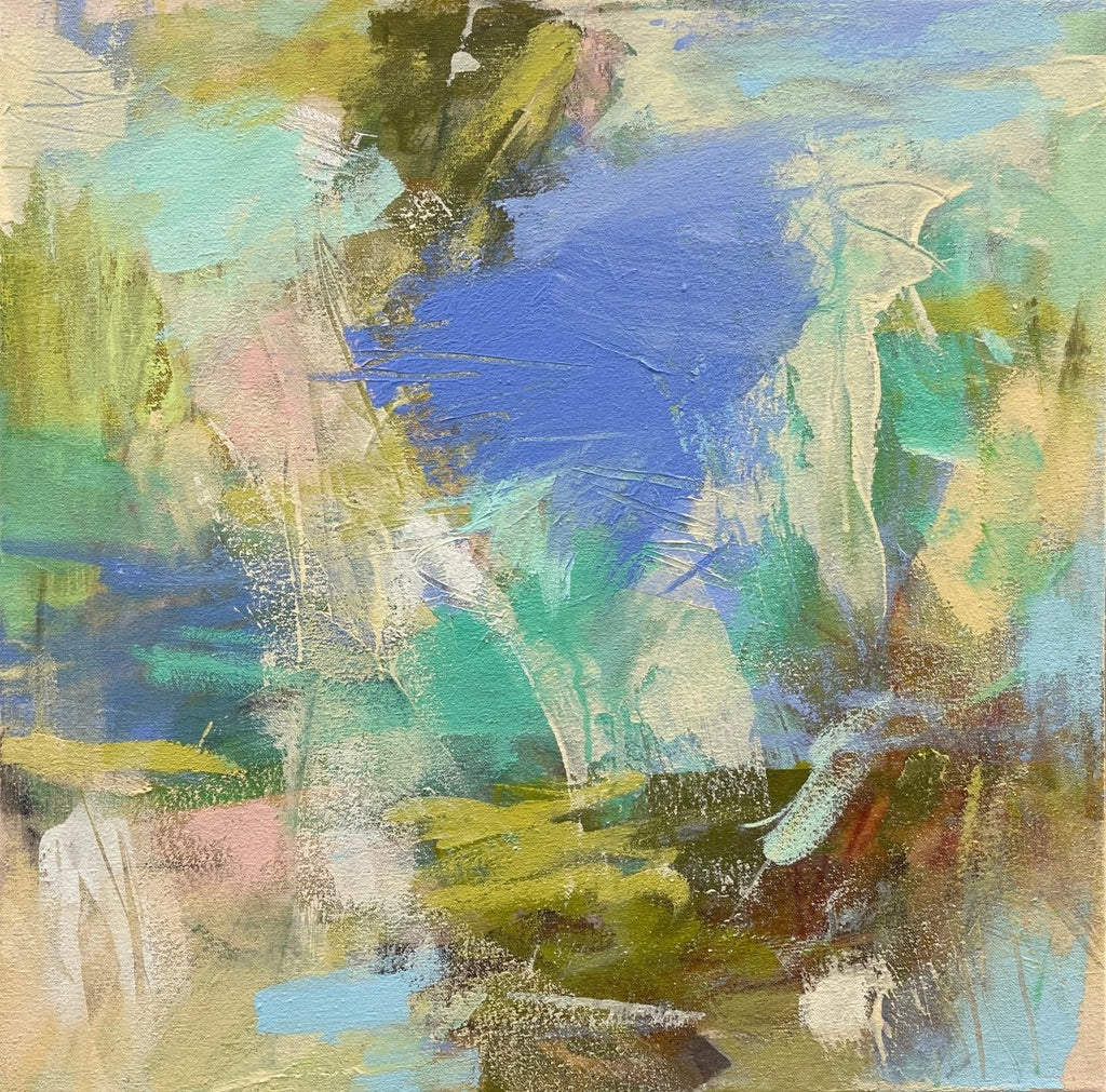 Blue Cloud | 20" x 20" - Liza Pruitt