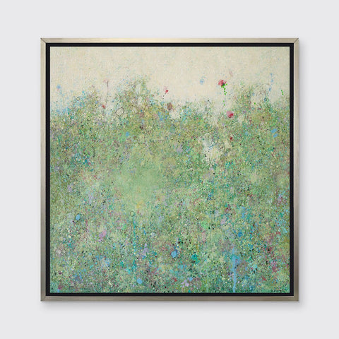 Blue Dot - Open Edition Canvas Print - Liza Pruitt
