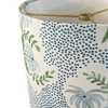 Blue Floral Lampshade in Pearl's Bouquet - Liza Pruitt