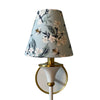 Blue Floral Sconce Shade in Honey Bee - Liza Pruitt