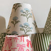 Blue Floral Sconce Shade in Sprig - Liza Pruitt