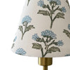 Blue Floral Sconce Shade in Sprig - Liza Pruitt