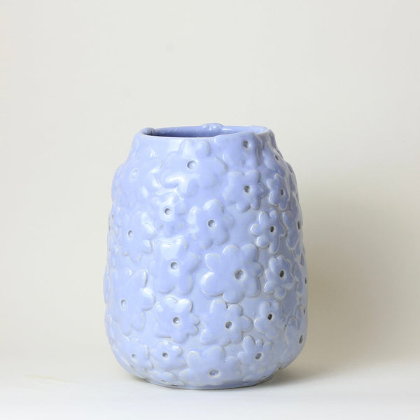 Blue Hydrangea Vase I | 8" h x 6" w - Liza Pruitt