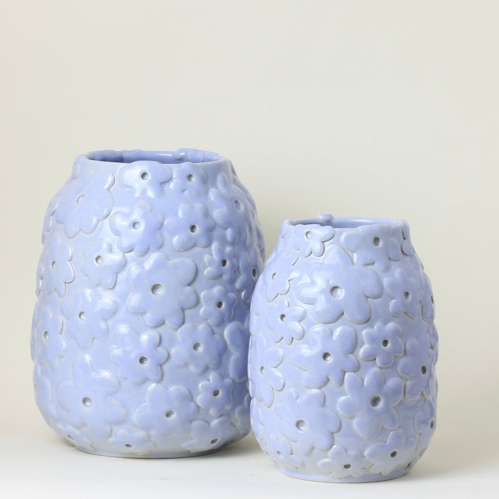 Blue Hydrangea Vase II | 6.5" h x 4.5" w - Liza Pruitt