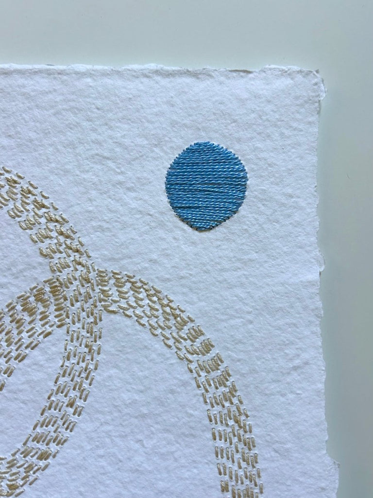 Blue Moon II | 8.5" h x 11.75" w - Liza Pruitt