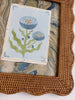 Blue Peony | 11.5" h x 13.5" w | Framed - Liza Pruitt