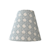 Blue Rattan Sconce Shade in Sally - Liza Pruitt