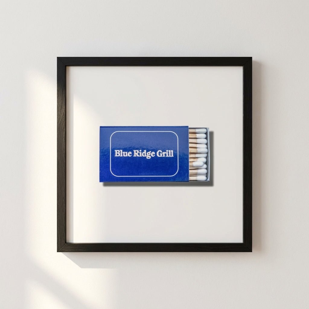 Blue Ridge Grill Framed Print - Liza Pruitt