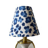 Blue Sconce Shade in Leopard Print - Liza Pruitt