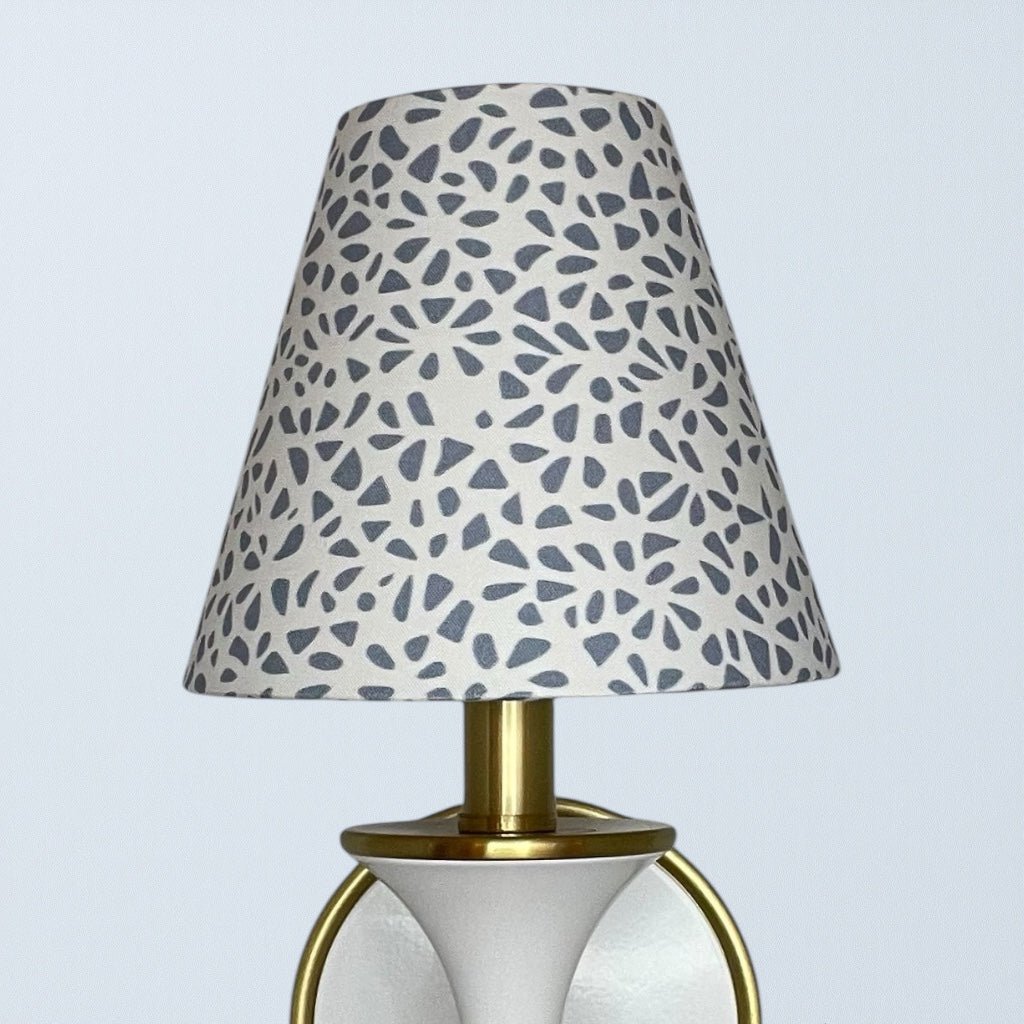 Blue Sconce Shade in Petal Party - Liza Pruitt
