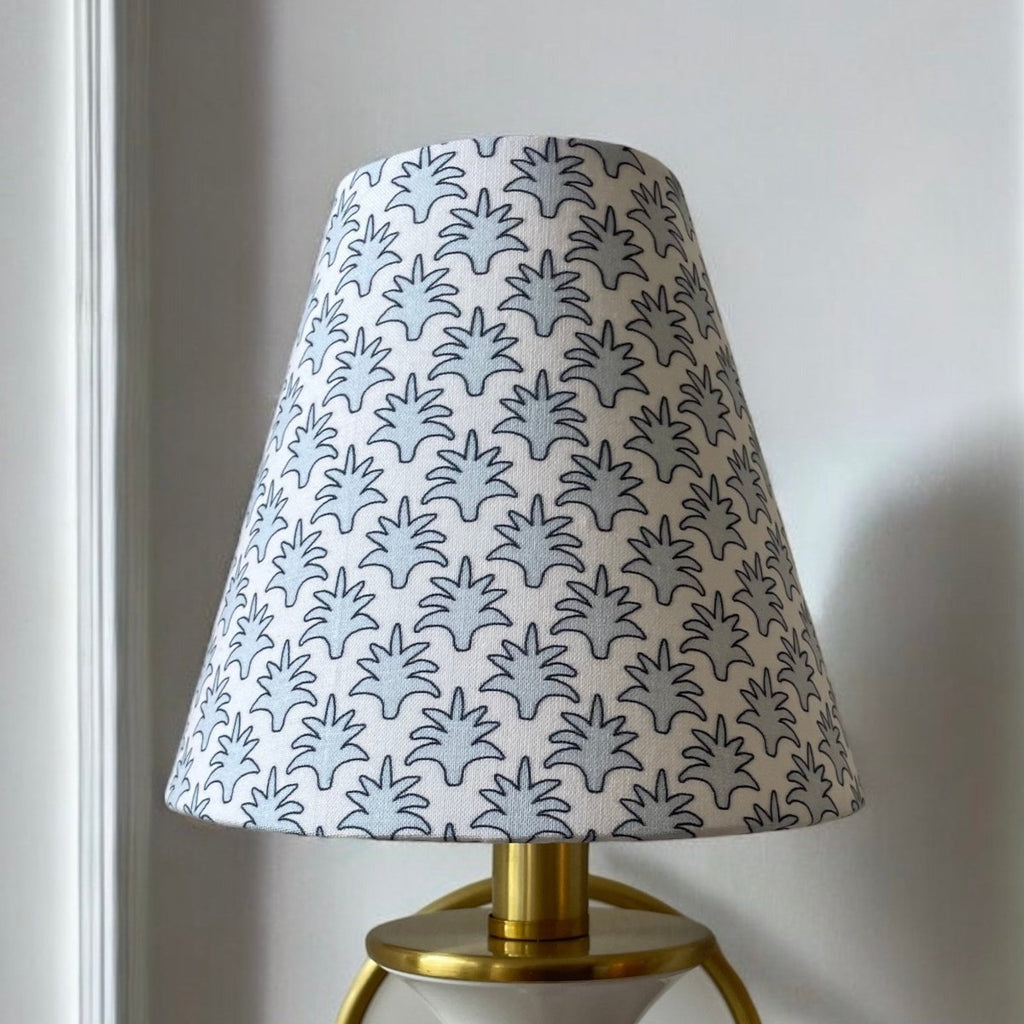 Blue Sconce Shade in Whitney - Liza Pruitt