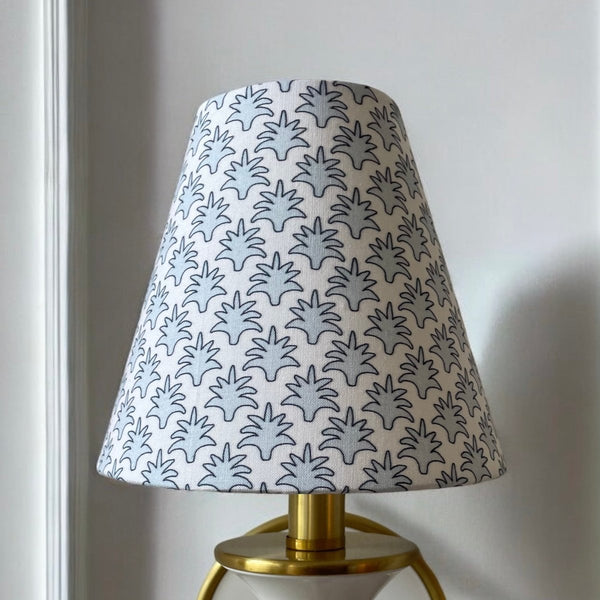 Blue Sconce Shade in Whitney - Liza Pruitt
