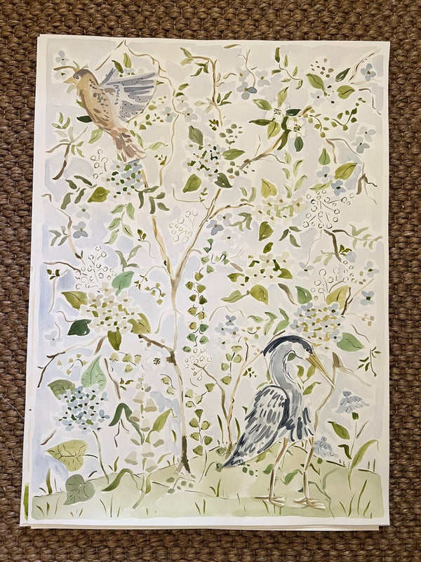 Blue Sky Blooms No. 1, Original 22x30 - Liza Pruitt