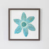 Blue Sky Dreams Flower I | 22" h x 22" w | Framed - Liza Pruitt