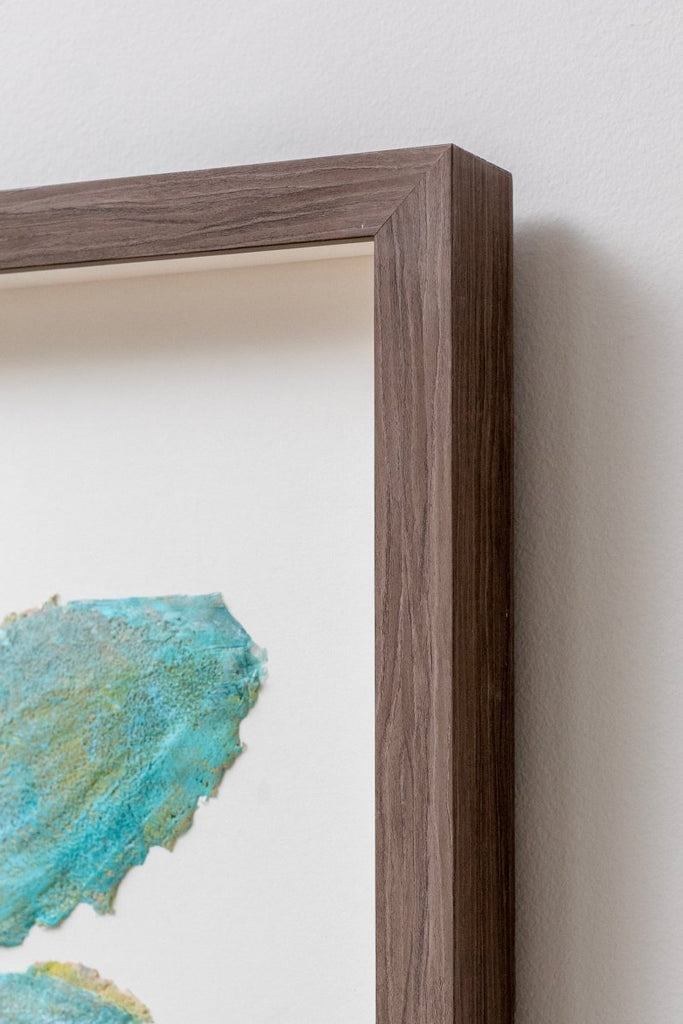 Blue Sky Dreams Flower I | 22" h x 22" w | Framed - Liza Pruitt