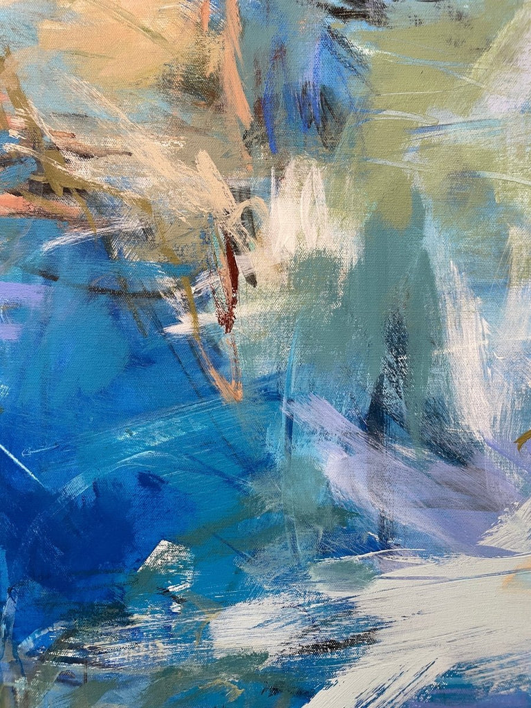 Blue Sonata | 36" h x 36" w - Liza Pruitt