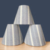 Blue Striped Sconce Shade in Dottie - Liza Pruitt