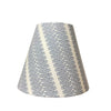 Blue Striped Sconce Shade in Dottie - Liza Pruitt