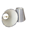 Blue Striped Sconce Shade in Dottie - Liza Pruitt