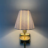 Blue Striped Sconce Shade in Dottie - Liza Pruitt