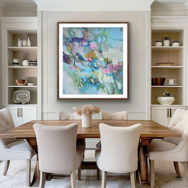 Blue Wildness Beneath | 36" h x 36" w - Liza Pruitt