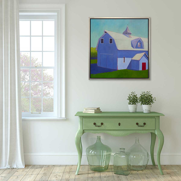 Blueberry Barn - Open Edition Canvas Print - Liza Pruitt