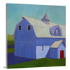 Blueberry Barn - Open Edition Canvas Print - Liza Pruitt