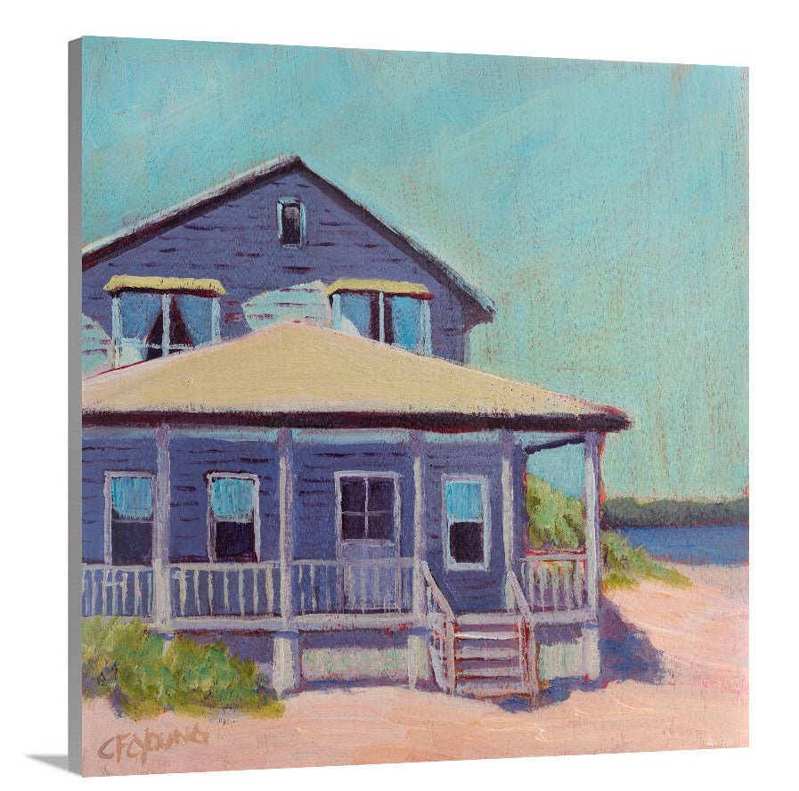 Blueberry Bungalow - Open Edition Canvas Print - Liza Pruitt