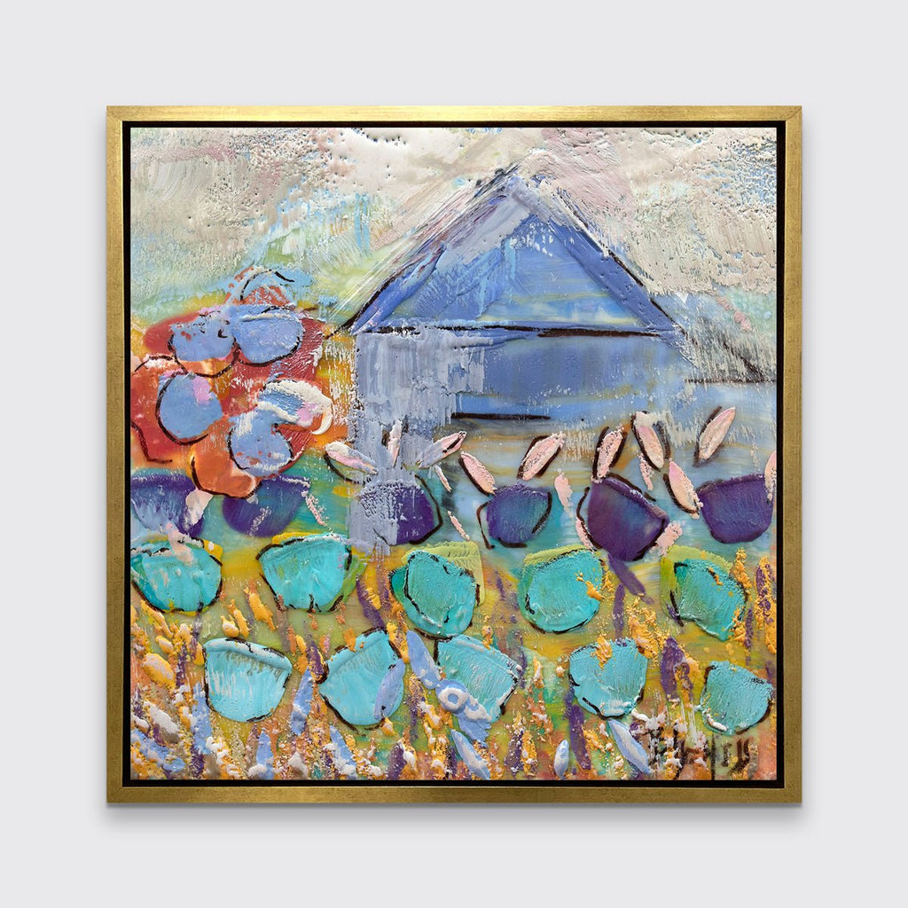 Blueberry Farm - Open Edition Canvas Print - Liza Pruitt