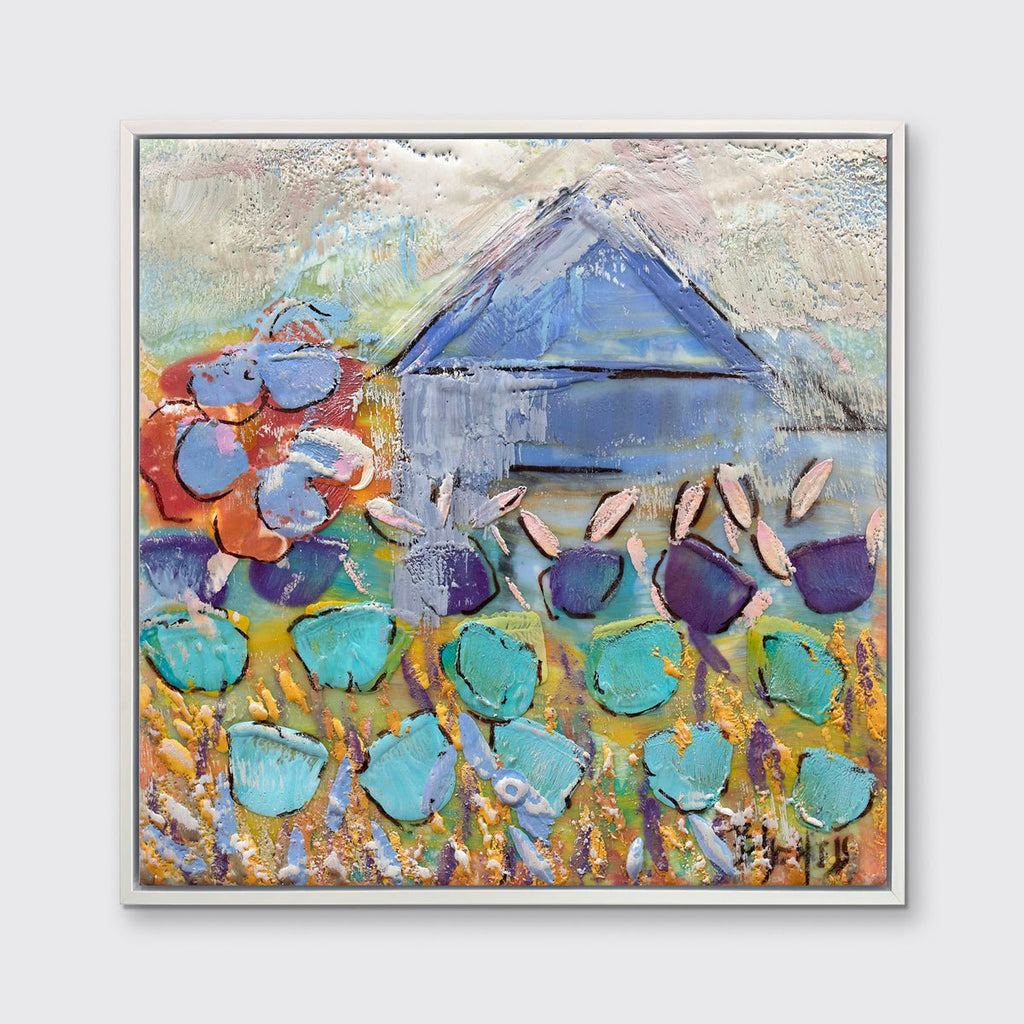 Blueberry Farm - Open Edition Canvas Print - Liza Pruitt