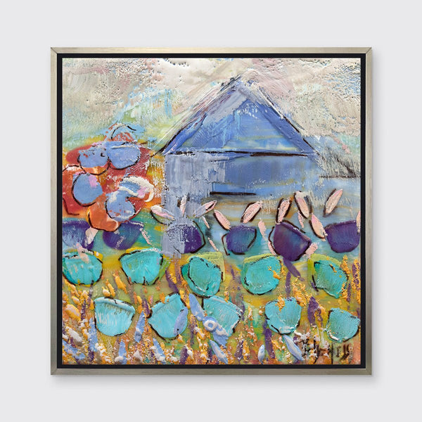 Blueberry Farm - Open Edition Canvas Print - Liza Pruitt